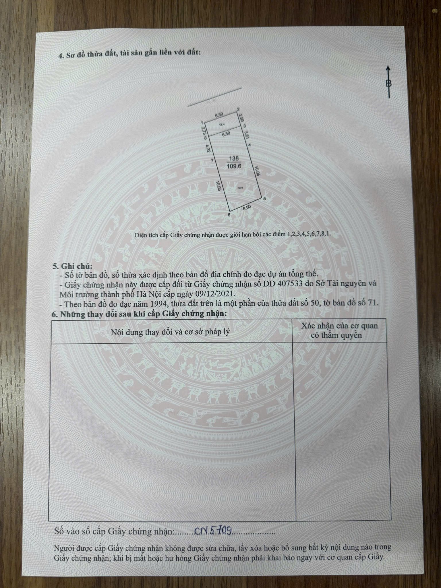 BÁN NHANH – LÔ ĐẤT 109,6M² CÁN KHÊ