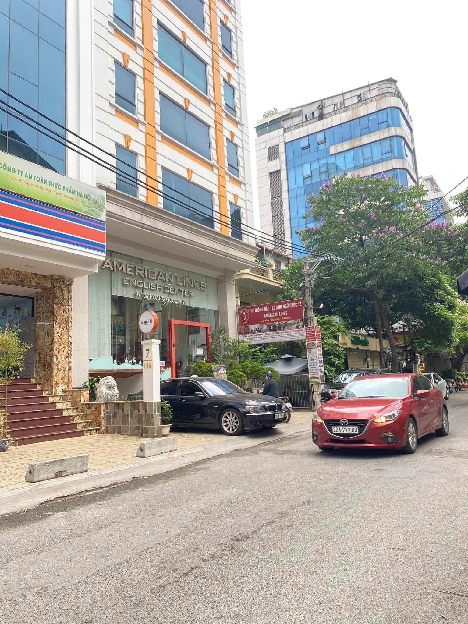 MẢNH ĐẤT ĐẸP ÔTÔ ĐỖ CỬA -Hoàng Quốc Việt 96m/ Mặt tiền 10m 35 Tỷ, Ngõ thông