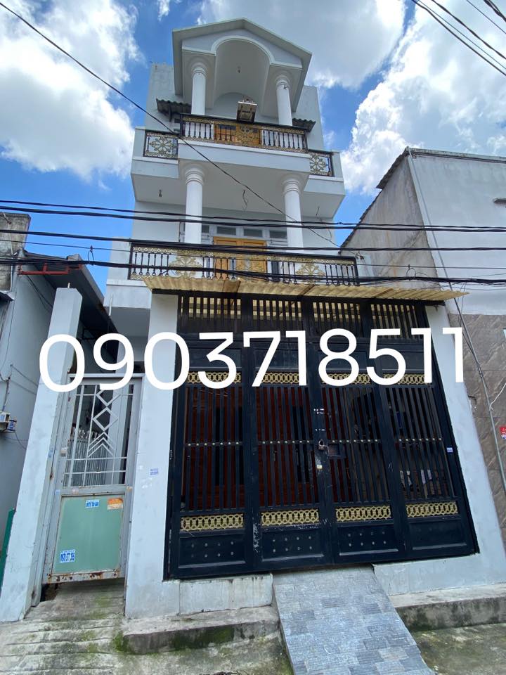 NHÀ 4 TẦNG (5X20M), MẶT TIỀN OTO MỘT TRỤC THỚI AN 13 GẦN TRUNG TÂM PHƯỜNG THỚI AN, QUẬN 12