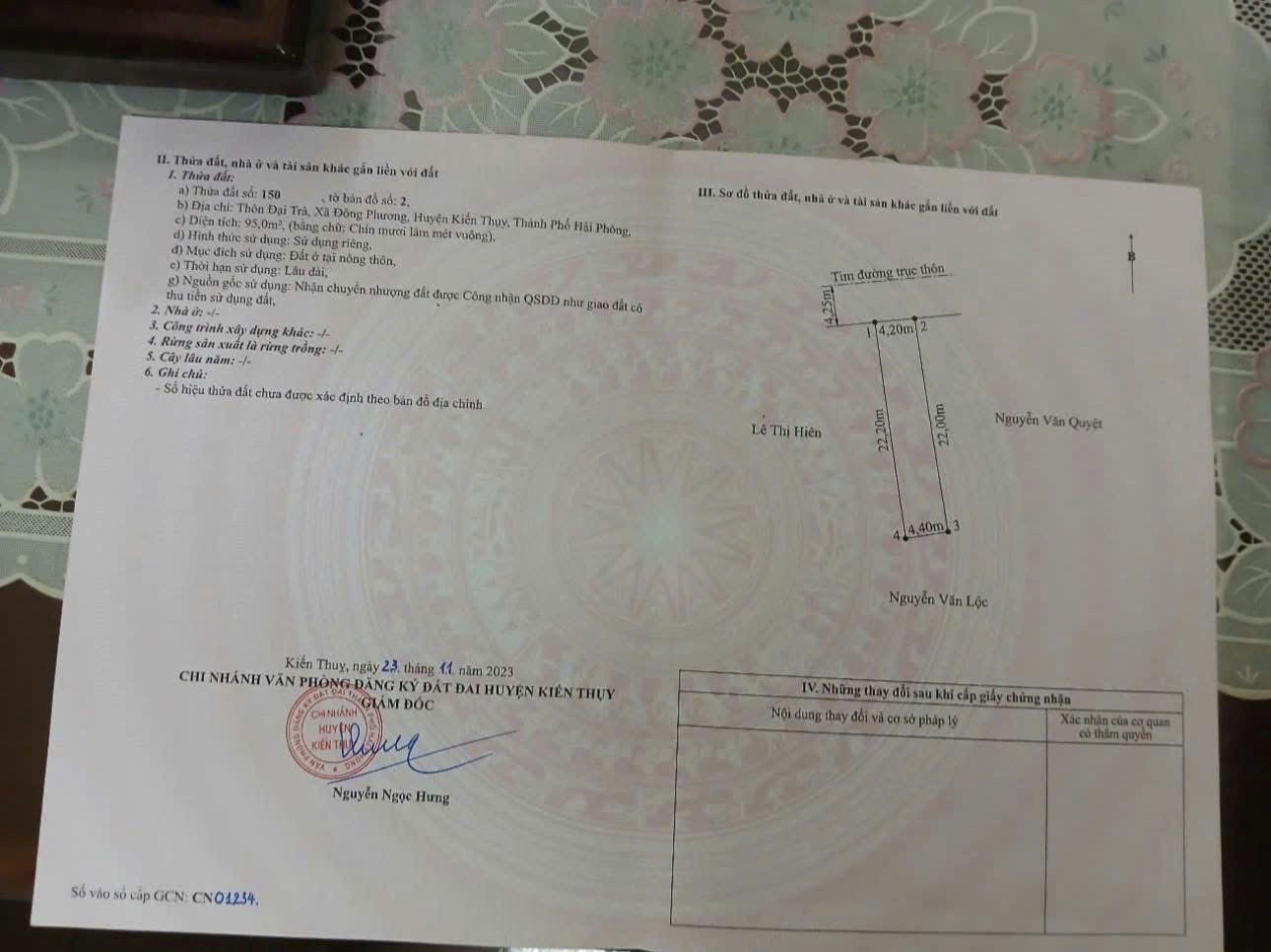 2.5x tỷ • 95m2 • Đại Trà Kiến Thụy • Zalo 0567222555