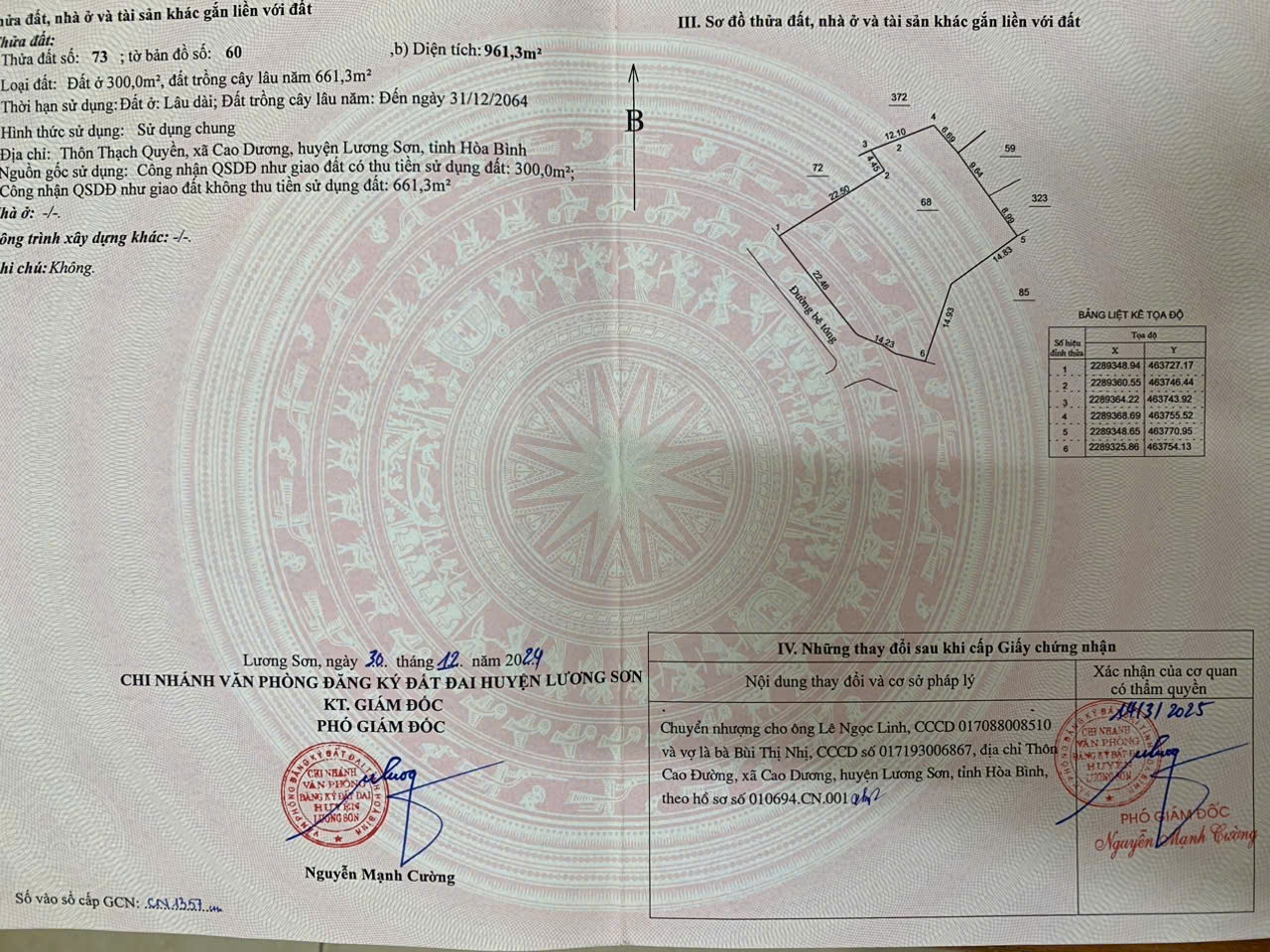 HOT ĐẤT ĐẸP - GIÁ TỐT - Vị Trí Đắc Địa Tại Xã Cao Dương, Huyện Lương Sơn, Tỉnh Hoà Bình