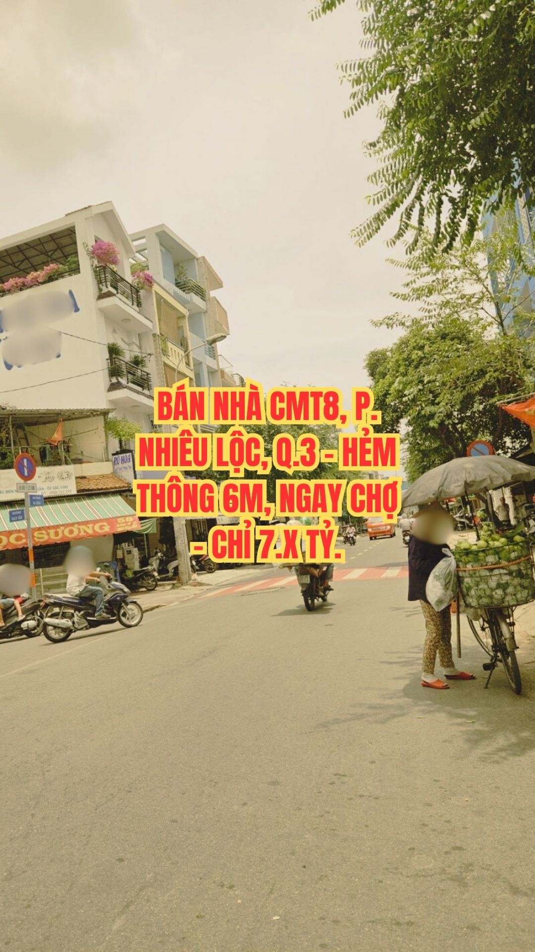 BÁN NHÀ AN BÌNH, P.6, Q.5 - NGANG 4.2M, NỞ HẬU - CHỈ 6.X TỶ.