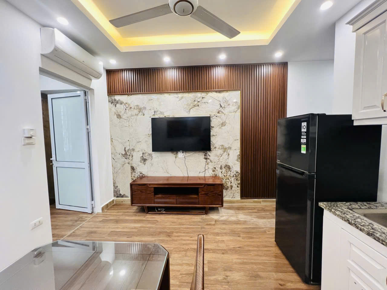 Cho thuê căn hộ chung cư An Trạch, 1 ngủ, khách, 1 vs, 7 Triệu