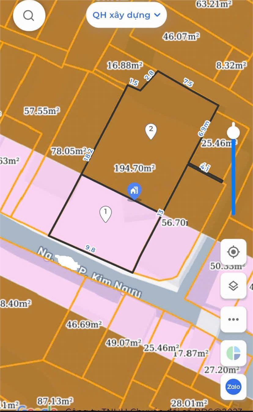 Bán nhà riêng ngõ nông tương lai mặt phố 15m Kim Ngưu, gần200m2*124 tr
