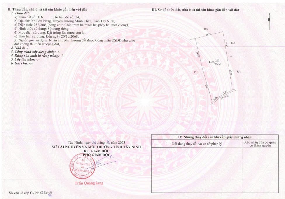 ĐẤT ĐẸP- GIÁ TỐT - TÂY NINH – CƠ HỘI Đầu Tư Hiếm Có