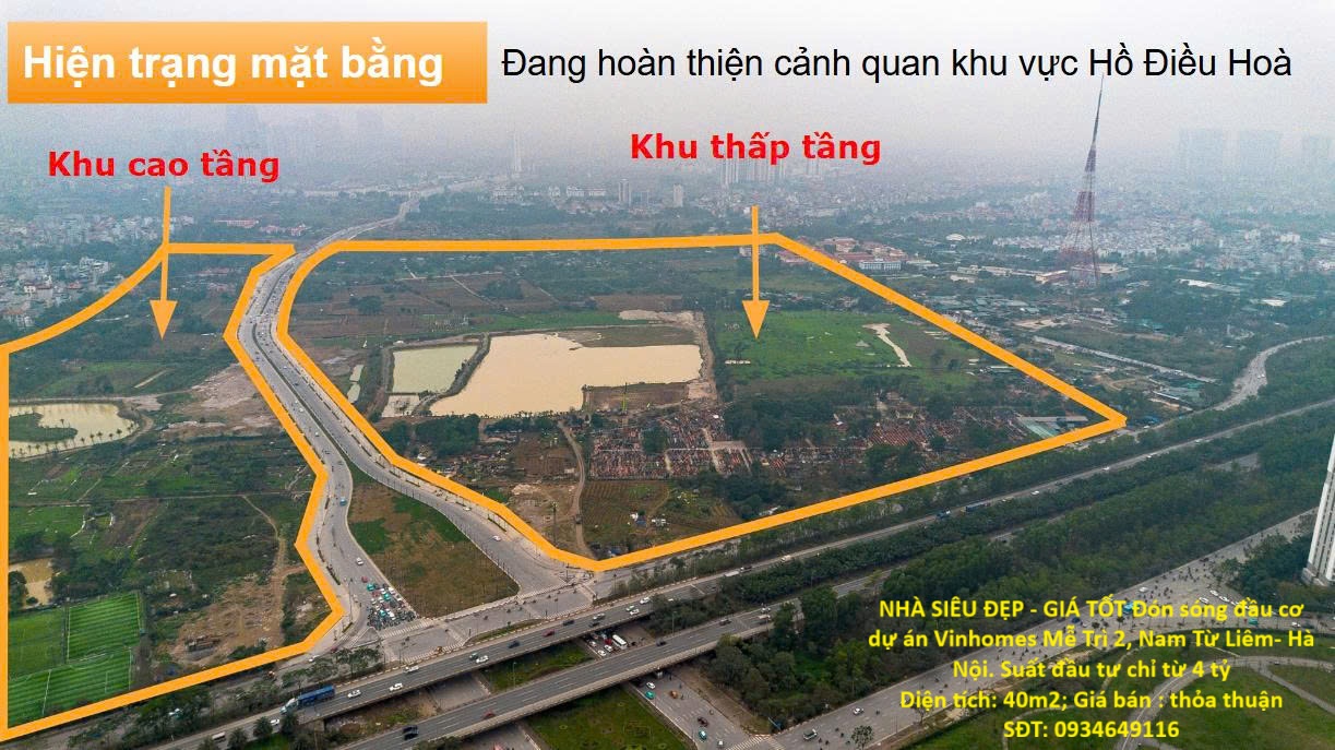 NHÀ SIÊU ĐẸP - GIÁ TỐT Đón sóng đầu cơ dự án Vinhomes Mễ Trì 2, Nam Từ Liêm- Suất đầu tư chỉ từ 4 tỷ