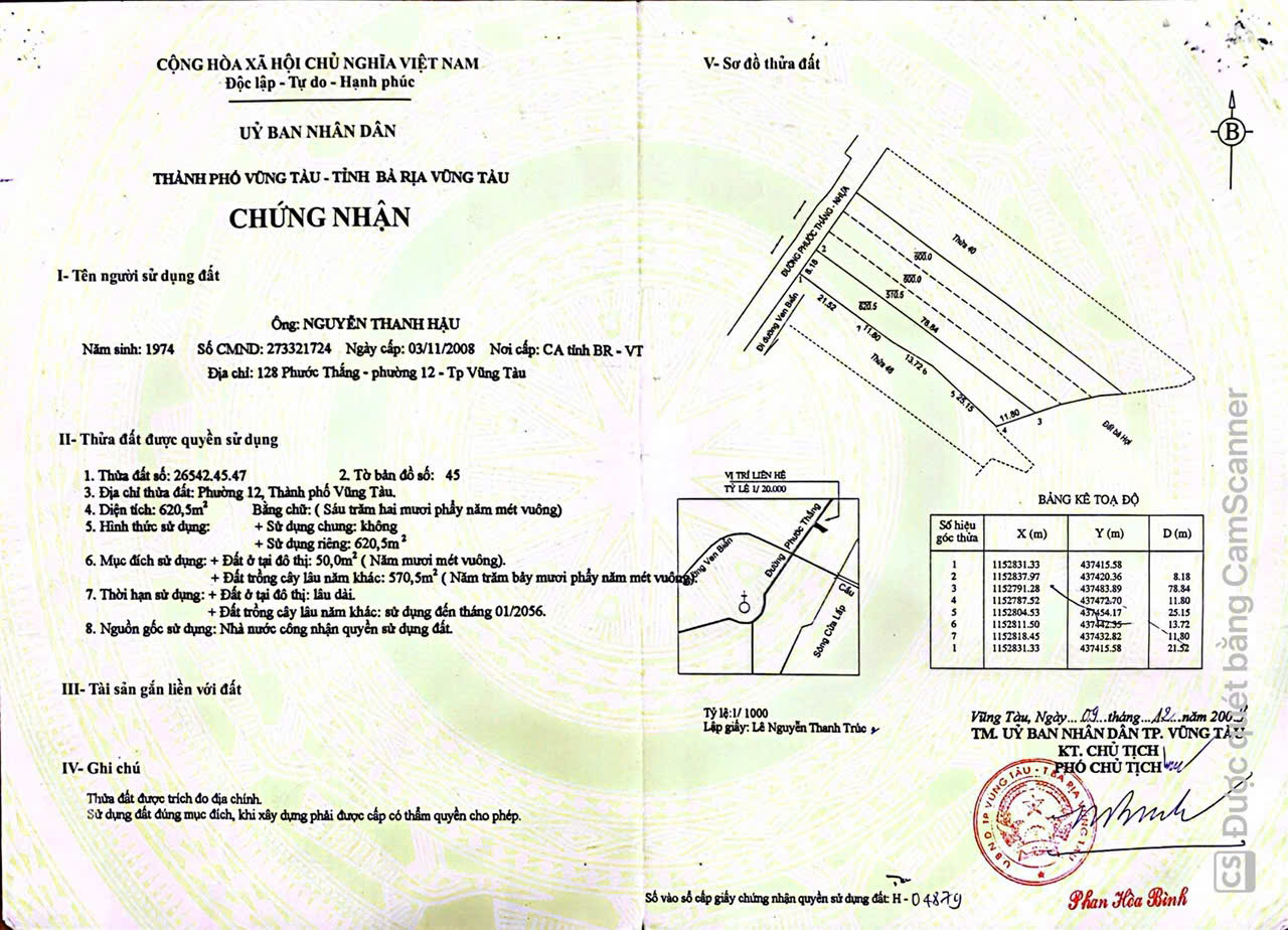 BÁN GẤP LÔ ĐẤT MẶT TIỀN ĐƯỜNG PHƯỚC THẮNG – SÁT ĐƯỜNG VEN BIỂN ♦️