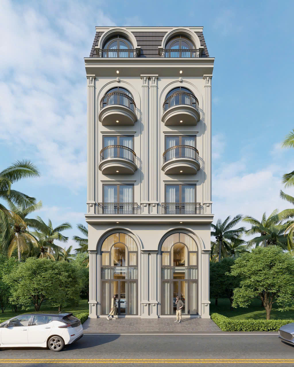 Bán Nhà phố Văn Cao, Hải Phòng - 6 tầng - Có Thang Máy Và Bể Bơi - Mặt ngõ kinh doanh