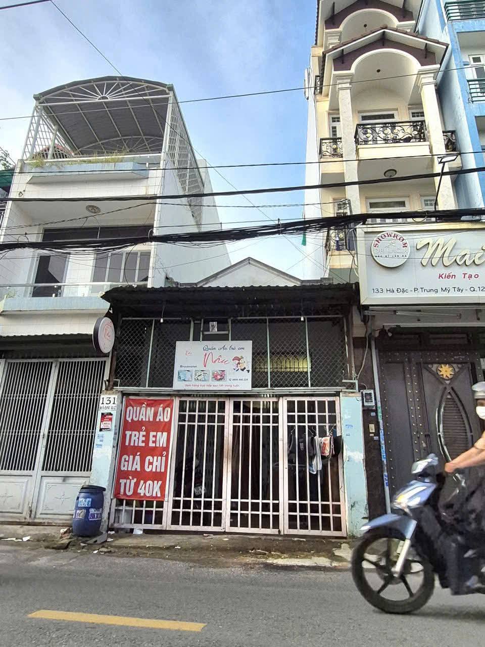 BÁN NHÀ 2 MẶT TIỀN TRƯỚC SAU HÀ ĐẠC TRUNG MỸ TÂY 4.05X27M