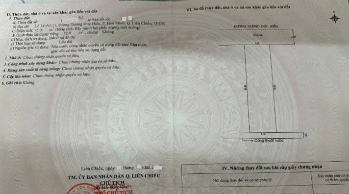 Bán đất đường Dương Đức Hiền - Gần biển