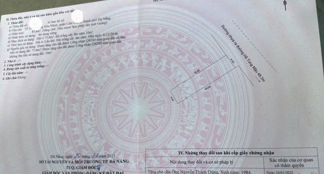 Bán đất đường Phú Thạnh 10 - Cạnh nhà 05 phú Thạnh 10 nối dài