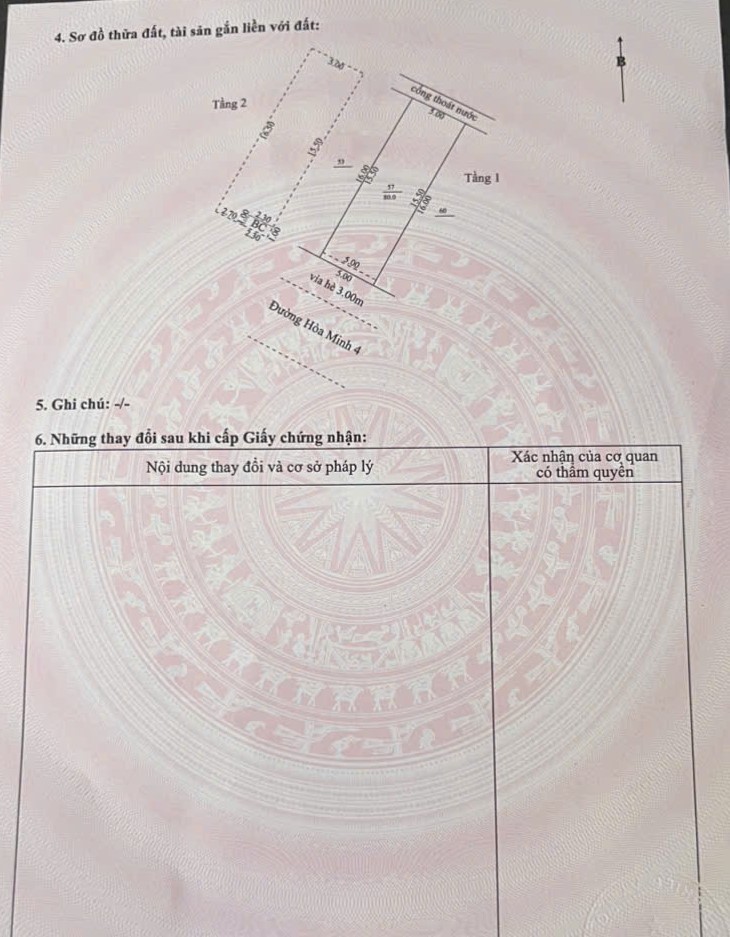 Bán nhà 2 tầng 2 mê đường Hòa Minh 4 - Sát biển