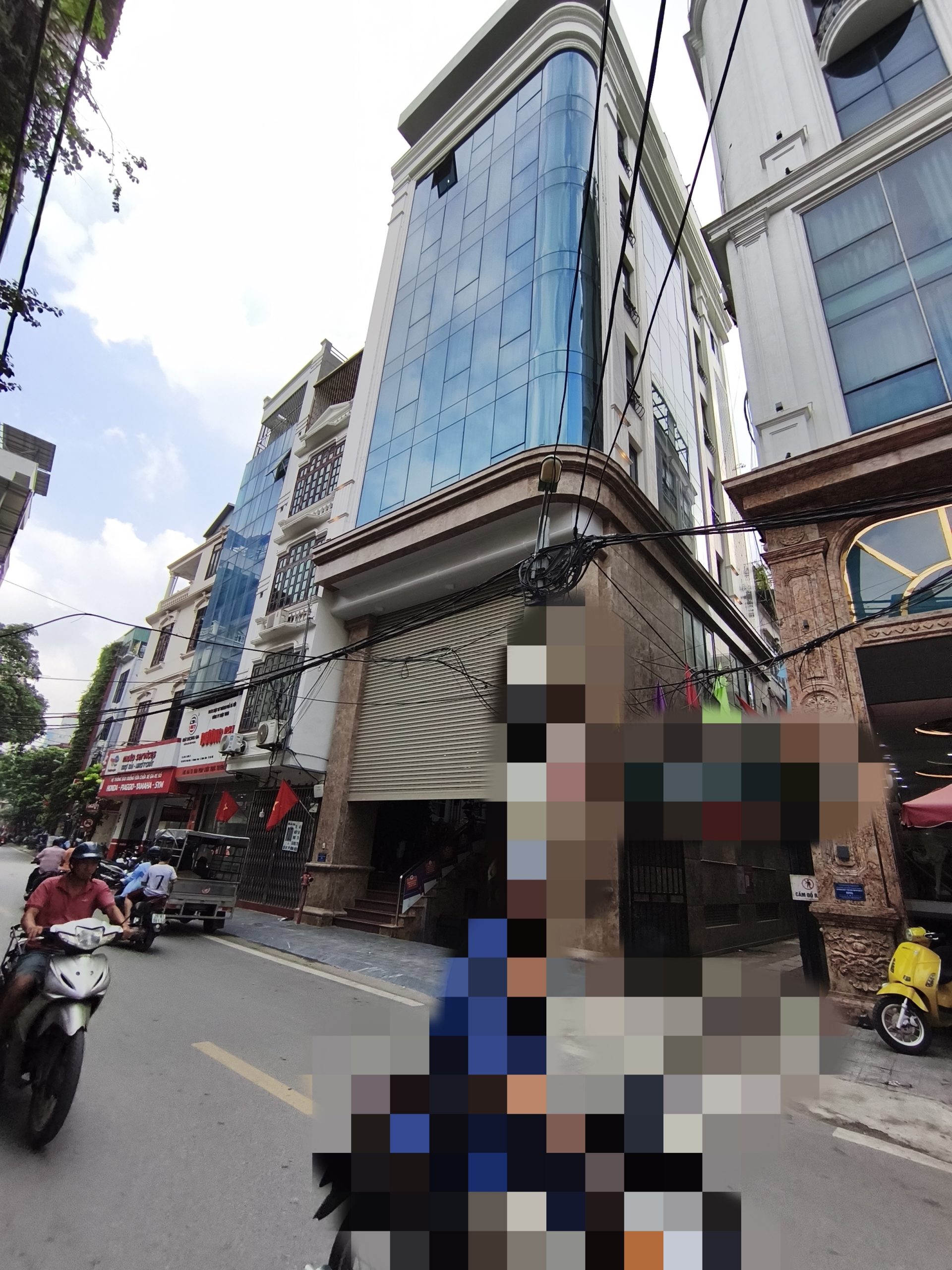 Bán toà nhà 6 tầng lô góc MP Vũ Phạm Hàm - Nguyễn Bá Khoản, CG , DT 105m MT 7.2m, 57 tỷ có thương lượng.