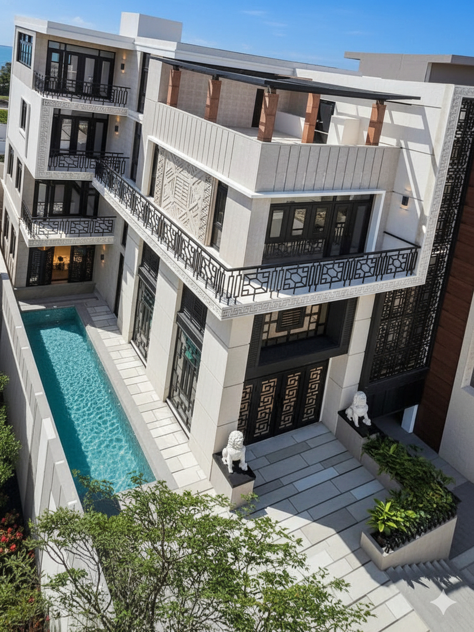 Biệt thự VIP 5 tầng Châu Âu, SHR, Vuông – Đường 12 Thủ Đức S