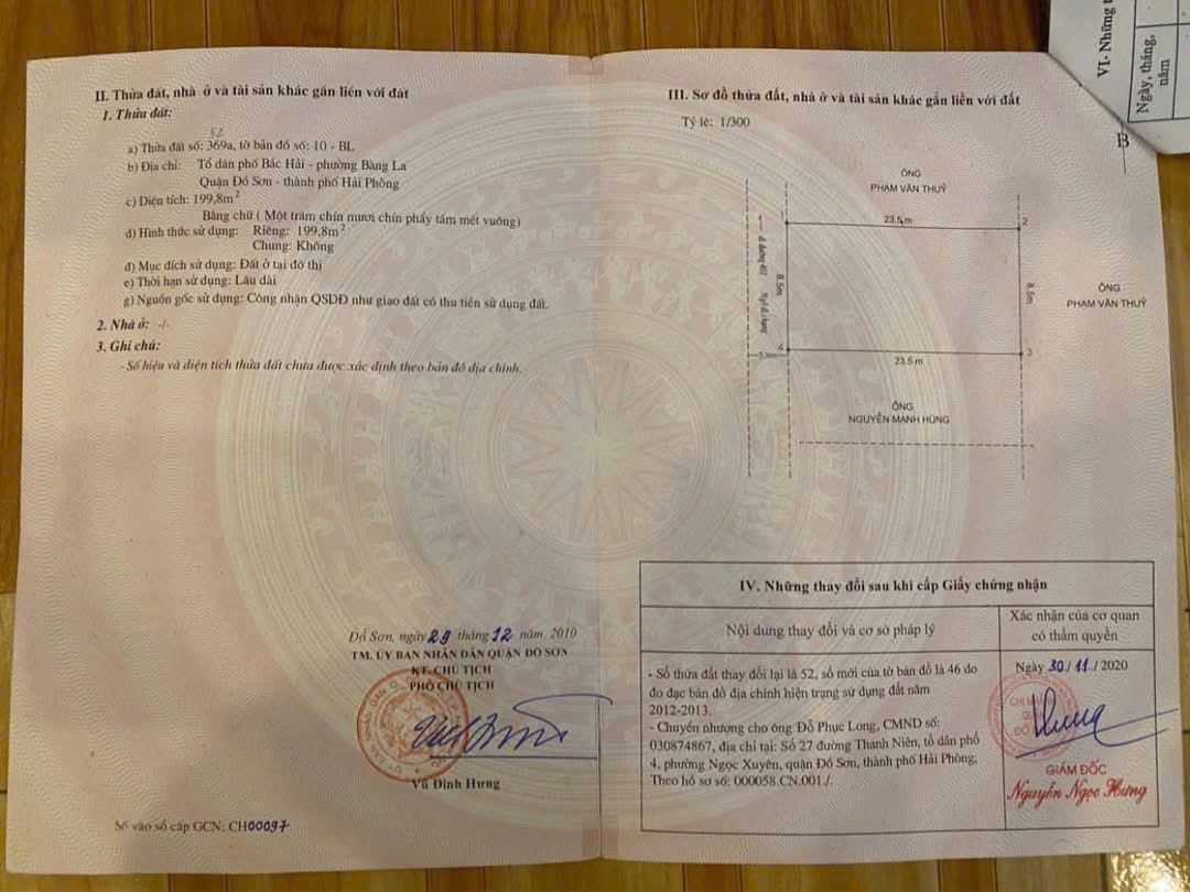 Lô đất 200m² giá đầu tư chỉ 1x triệu/m² trung tâm Bàng La ZALO 0567 222 555