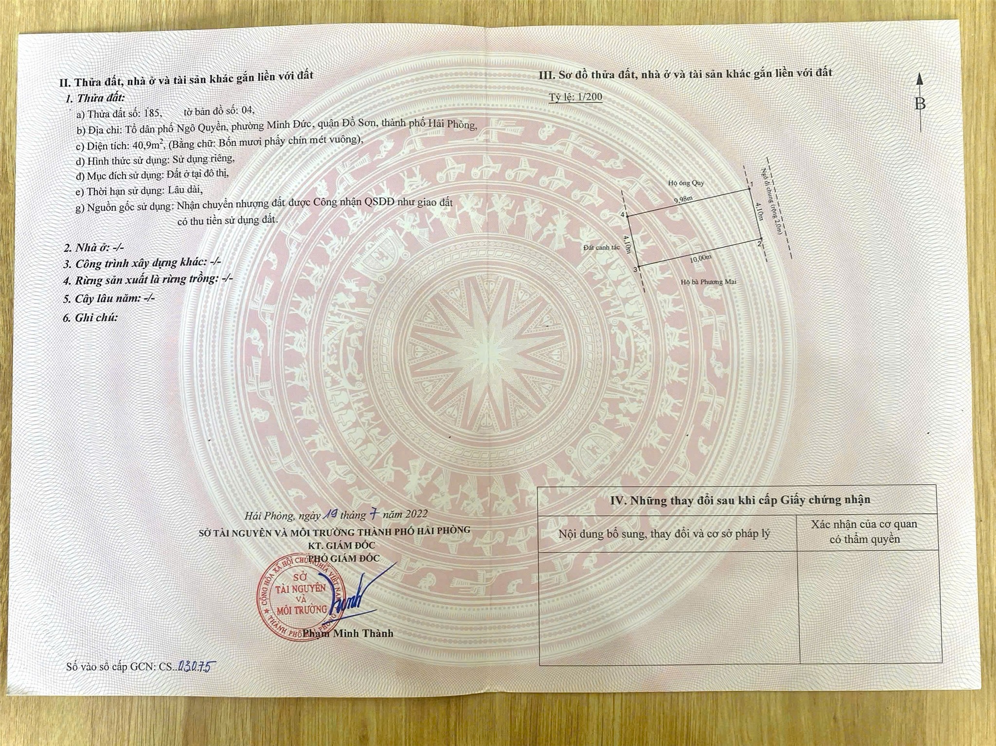 ĐẤT ĐẸP TUYẾN 2 THƯỢNG ĐỨC – MINH ĐỨC – ĐỒ SƠN, Ô TÔ VÀO NHÀ – GIÁ CHỈ 8XX TRIỆU ZALO 0567 222 555