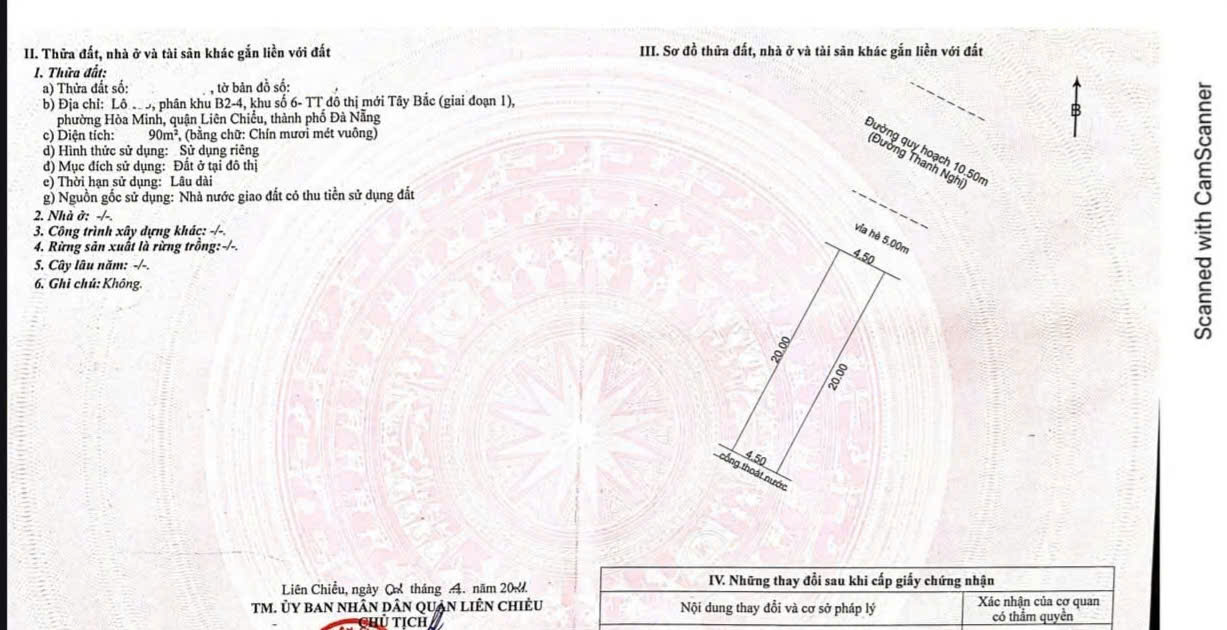 Chào Bán cặp lô đât mặt tiền đường Thanh Nghị ( có bán lẻ từng lô)
