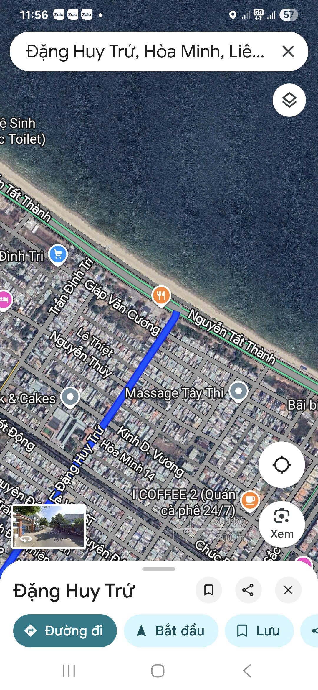 Bán đất đường Đặng Huy Trứ - Đường 7,5m thông biển