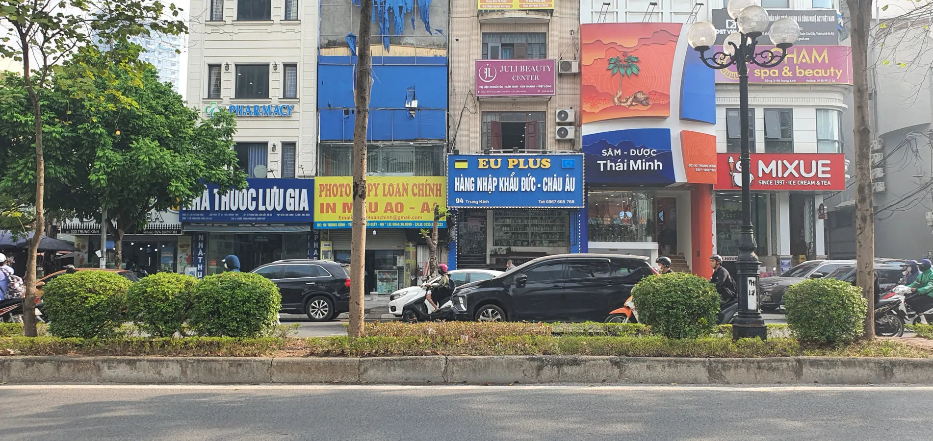 Bán nhà mặt phố Trung Kính 90m² x 7 tầng, MT 5.5m, có hầm , kinh doanh 80 tỷ