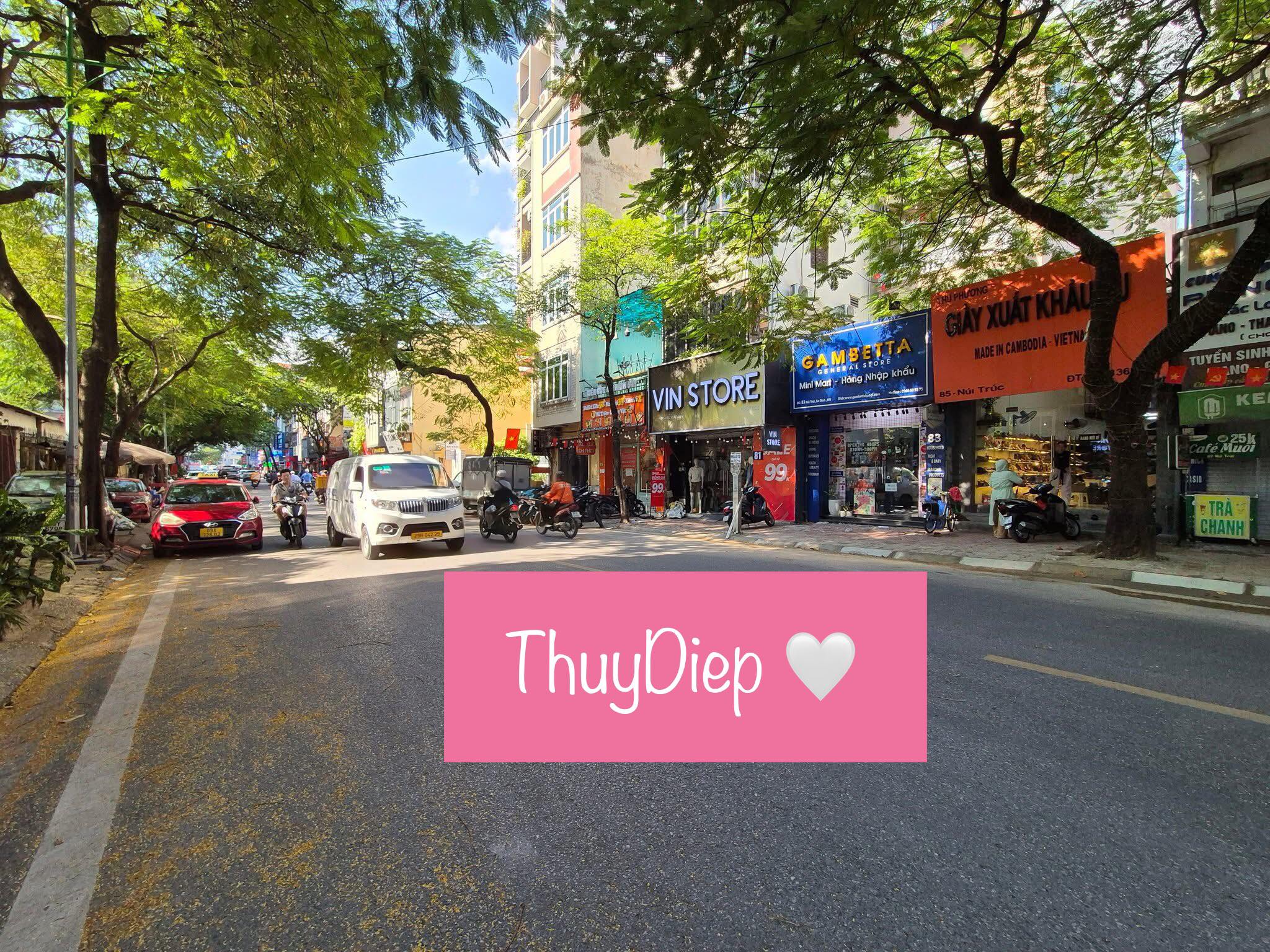 MẶT PHỐ NÚI TRÚC - GIẢNG VÕ - BA ĐÌNH - 137m² - 4 tầng - mặt tiền 5m - 63 tỷ (đàm phán)