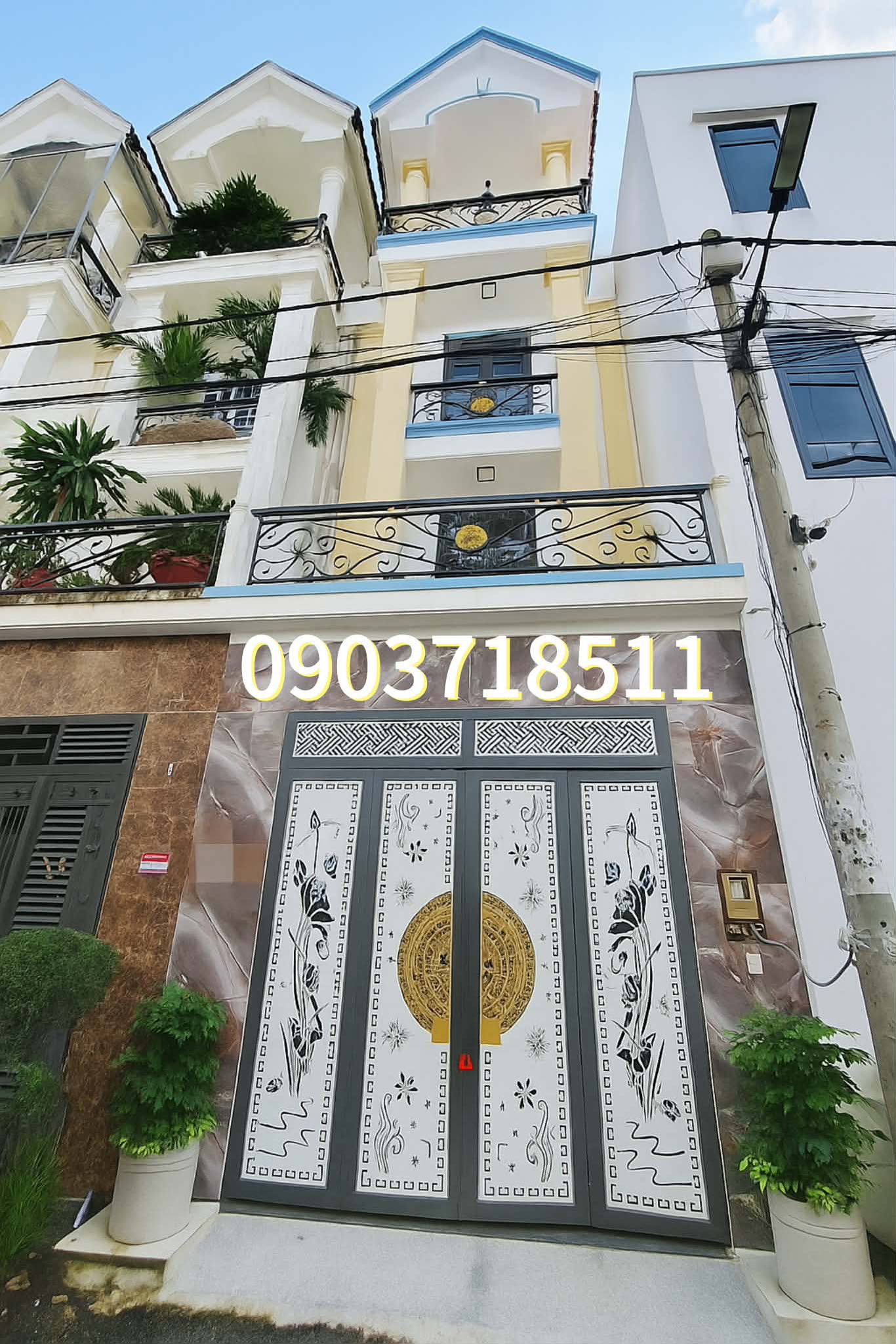 NHÀ 4 TẦNG BTCT MỚI ĐẸP 60M2, ĐƯỜNG NHỰA XE HƠI 7M. KHU PHÂN LÔ NHÀ CAO TẦNG - NGUYỄN ẢNH THỦ QUẬN 12.