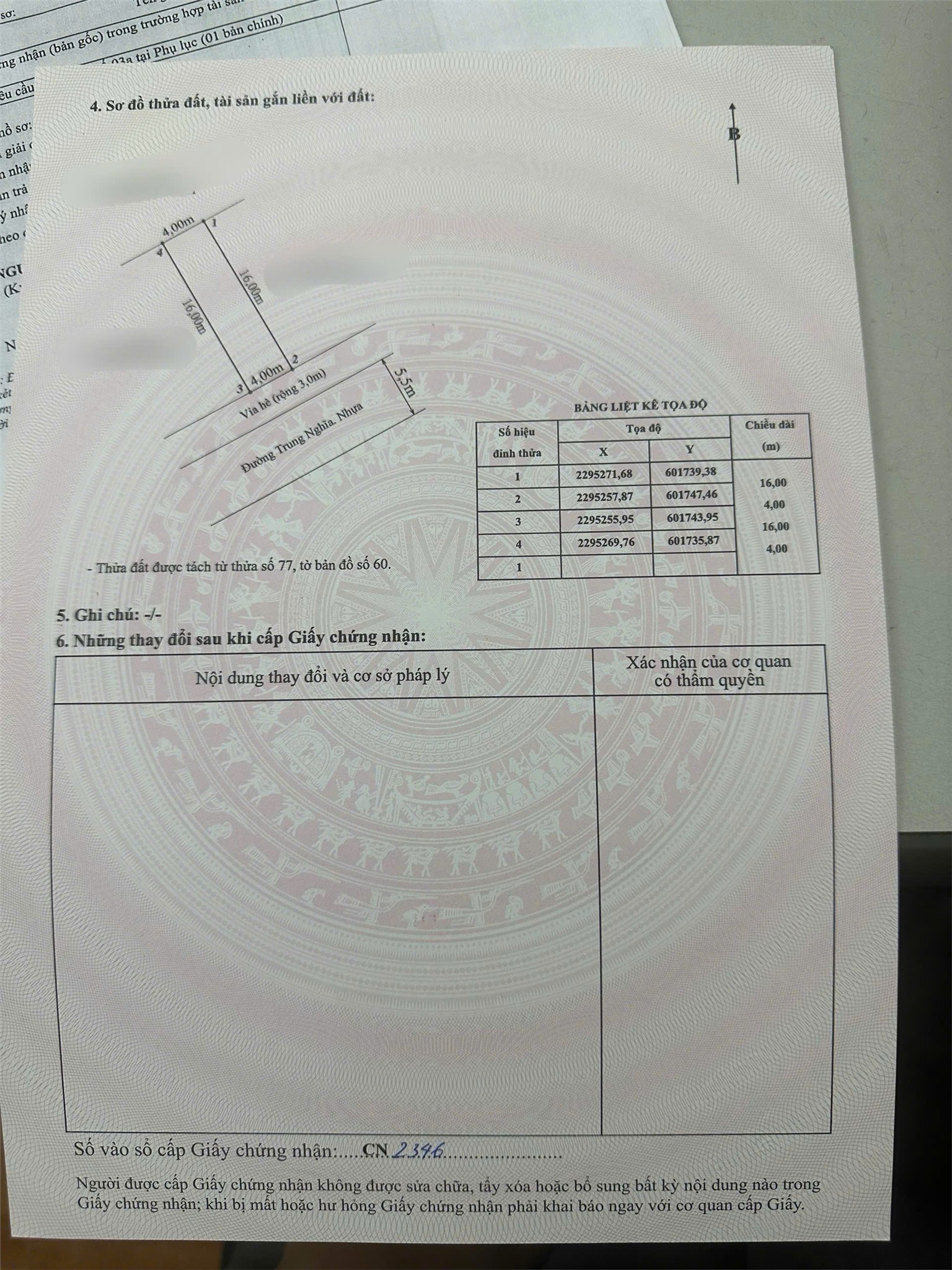 Mặt đường Trung Nghĩa – lô đất 63,8m², hướng Đông Nam – giá chỉ 1.5x tỷ! ZALO 0567 222 555