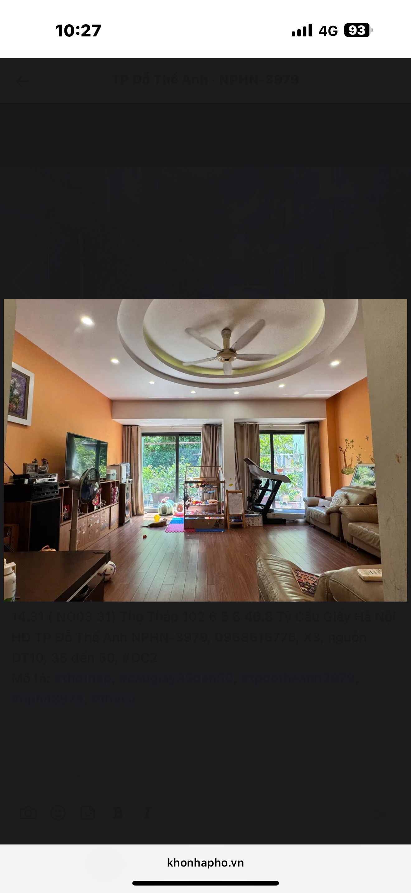 BÁN NHANH NHÀ 3 TẦNG CẠNH TRƯỜNG ĐẠI HỌC THƯƠNG MẠI.