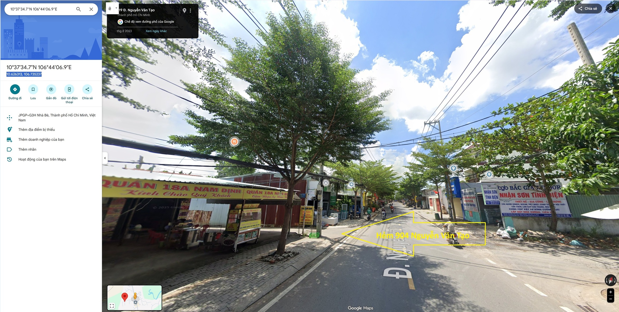 Bán đất phố Nguyễn Văn Tạo, Hiệp Phước, Nhà Bè, thành phố Hồ Chí Minh - 369m2, lô góc, miễn TG