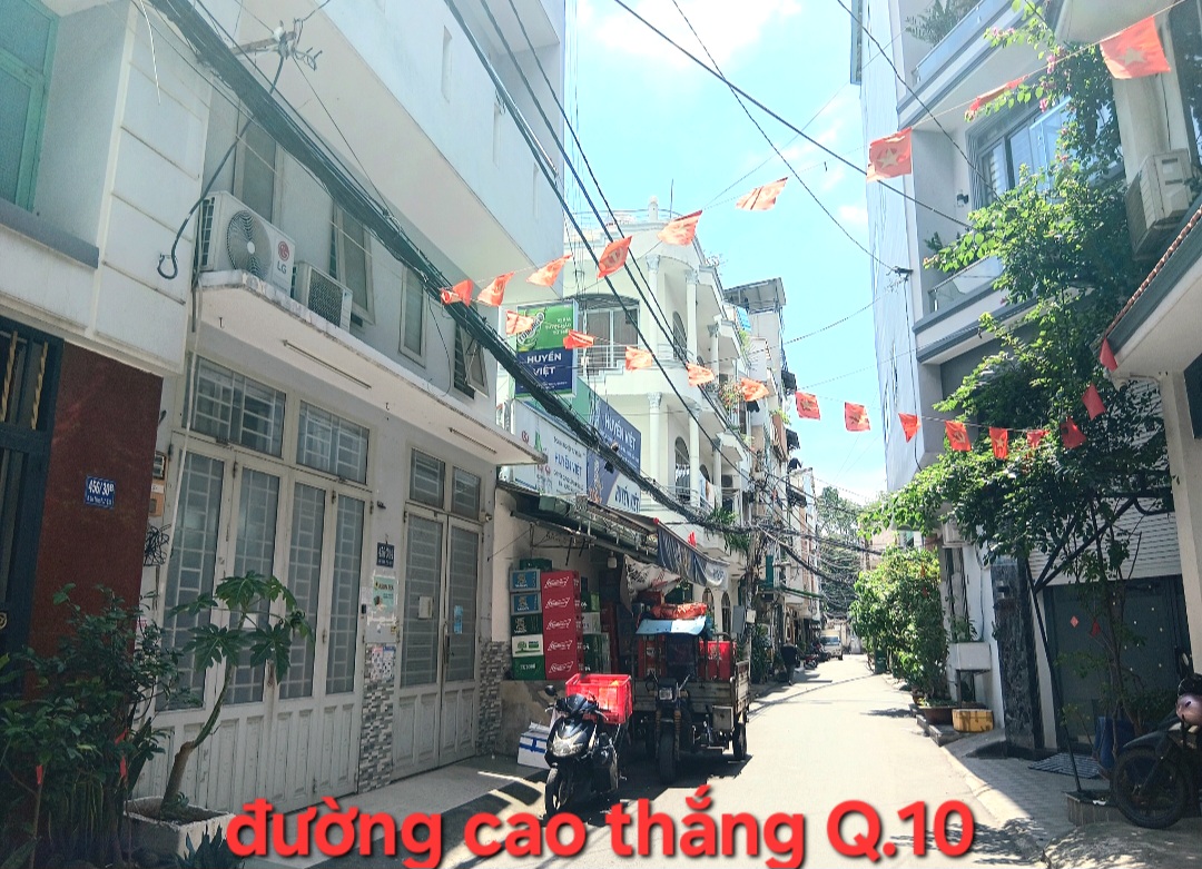 Bán Nhà Cao Thắng Q.10 - 57m²(5,2 x 11)Hẻm Xe Hơi 5m - 6PN - Ngay Hà Đô - 13 Tỷ TL Mạnh Vị Trí Cực Vip Ngay Chung Cư Hà Đô - Thông CMT8 Ra Tòa Nhà Viettel