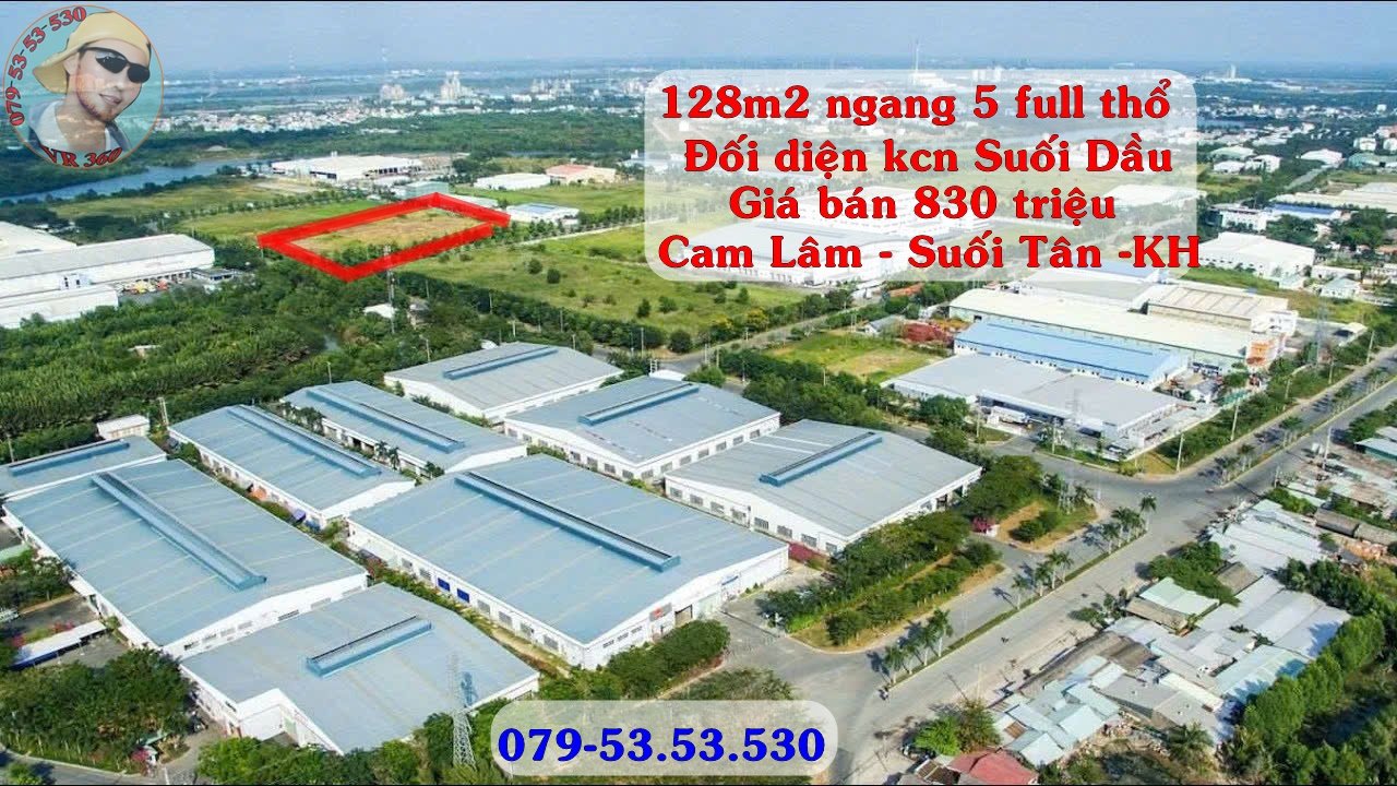 BÁN ĐẤT NỀN CAM LÂM GIÁ CHỈ TỪ 830 TRIỆU/NỀN – GẦN KCN SUỐI DẦU, FULL THỔ CƯ, SỔ RIÊNG TỪNG LÔ O79-53.53.53O
