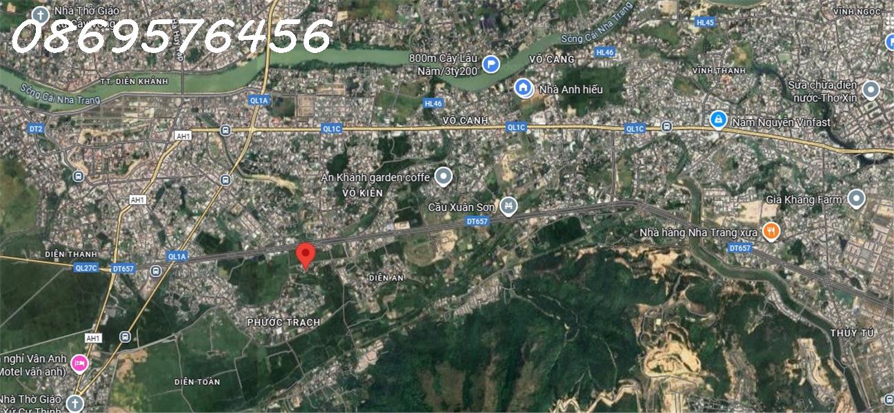 CẦN BÁN LÔ ĐẤT Ở TẠI XÃ DIÊN KHÁNH, KHÁNH HOÀ