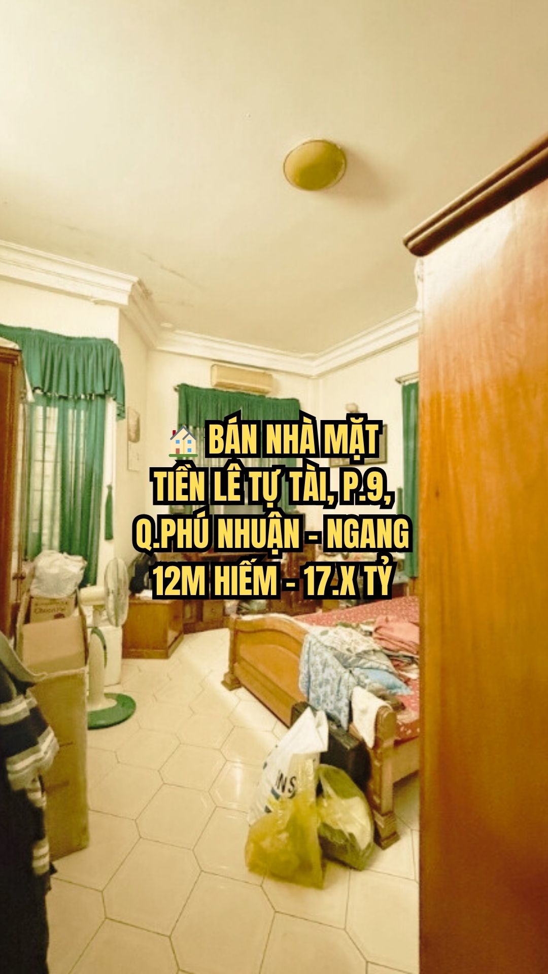 BÁN NHÀ MẶT TIỀN LÊ TỰ TÀI, P.9, Q.PHÚ NHUẬN - NGANG 12M HIẾM - 17.X TỶ