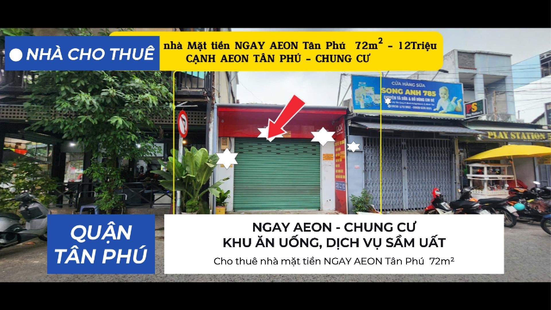 Cho thuê nhà mặt tiền Âu Cơ q.Tân Phú 95m²,3TẦNG - 29Triệu - KHU CỰC SẦM UẤT