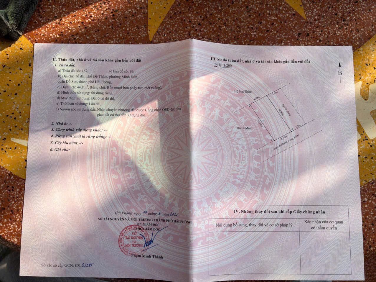 Lô góc hiếm TDP Đề Thám – Minh Đức, Đồ Sơn Gần KCN Giá chỉ 7xx triệu ZALO 0567 222 555