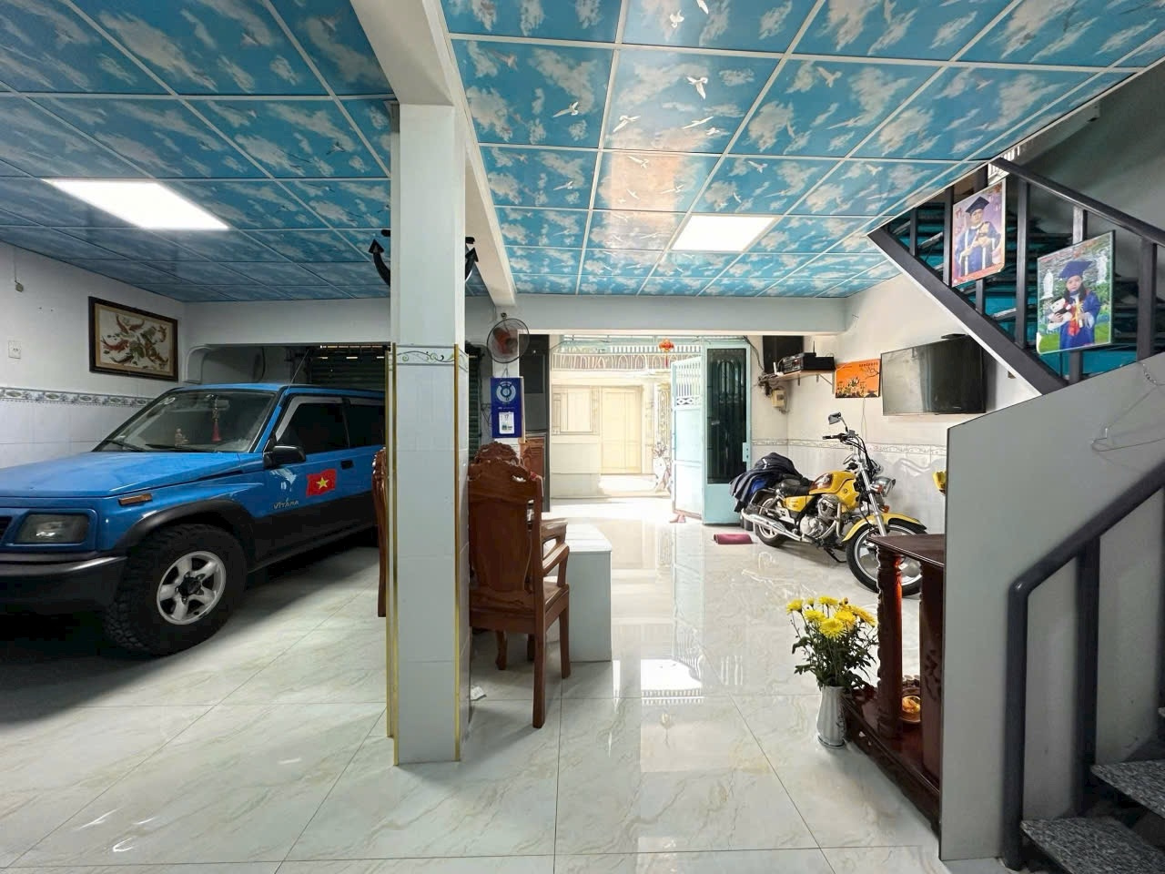 Bán nhà đường Nơ Trang Long, hẻm ô tô 7 chỗ, tiện xây mới, 53m2, n2 tầng, 2 ngủ 7.5 tỷ TL