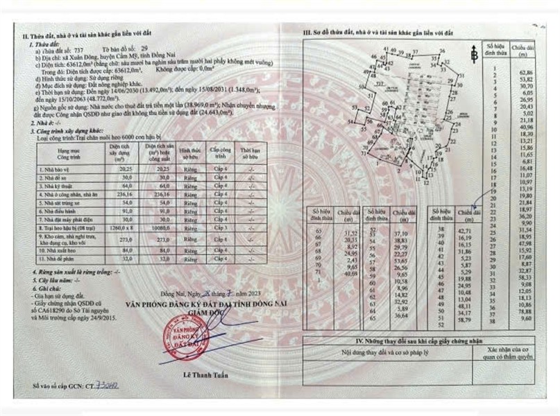 Trang trại chăn nuôi heo qui mô lớn 10 hécta giá 155 tỷ có thương lượng