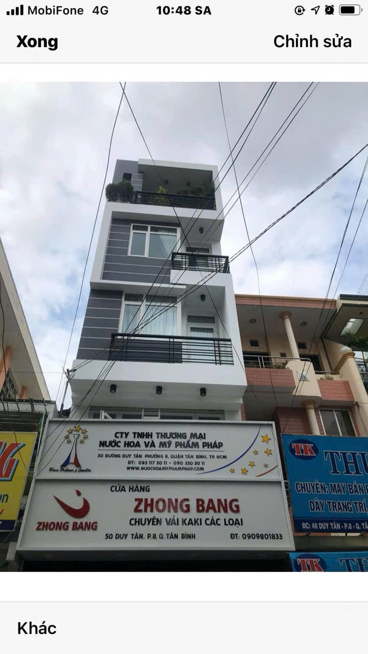 Chính Chủ Bán Mặt Tiền Duy Tân, P8, Tân Bình: (4x14.5m), Giá Tốt Chỉ 28 Tỷ!