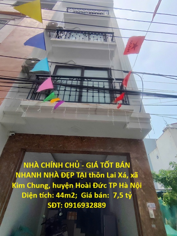 NHÀ CHÍNH CHỦ - GIÁ TỐT BÁN NHANH NHÀ ĐẸP TẠI huyện Hoài Đức TP Hà Nội