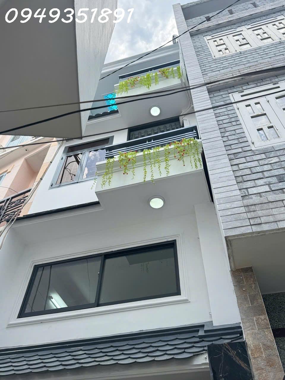 TRUNG TÂM PHÚ NHUẬN – 4 TẦNG BTCT – HẺM 5M THÔNG 3 PHÍA – CHỈ 4.75 TỶ