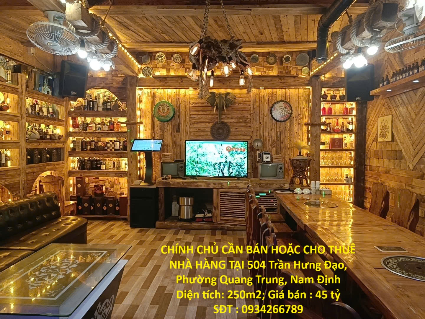 CHÍNH CHỦ CẦN BÁN HOẶC CHO THUÊ NHÀ HÀNG TẠI 504 Trần Hưng Đạo, Phường Quang Trung, Nam Định