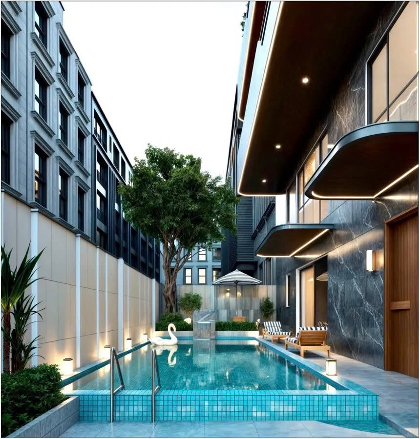 Siêu phẩm phố Nguyễn Sơn 141m2, 7 tầng mặt tiền 10.2m lô góc giá 43.8 tỷ VIP Long biên