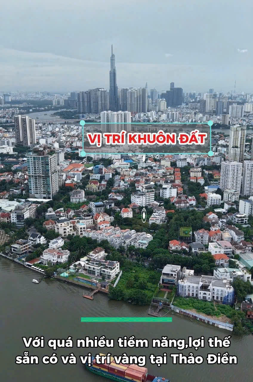 KẸT TIỀN BÁN LÔ Đất đẹp vuông vức đầu đường Trần Ngọc Diện-Thảo Điền , Q2