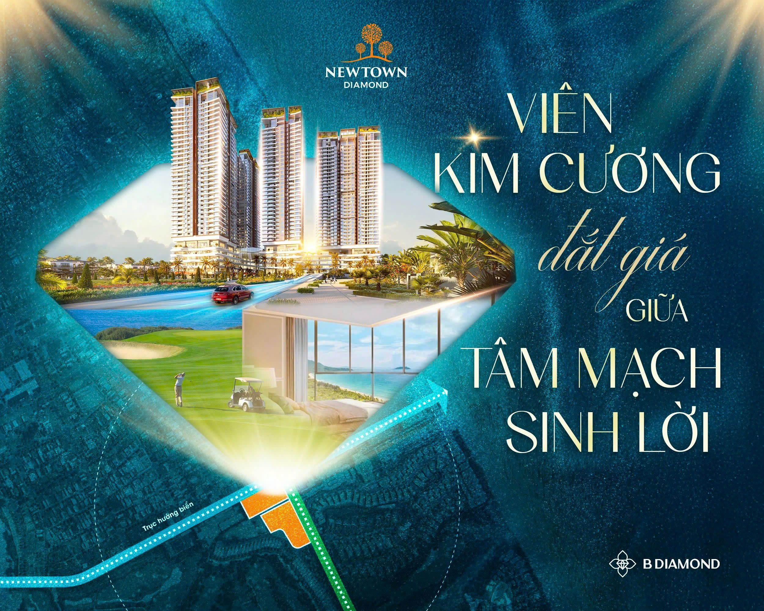 NEWTOWN DIAMOND ĐÀ NẴNG – NGHỆ THUẬT HƯỞNG THỤ CUỘC SỐNG CÂN BẰNG