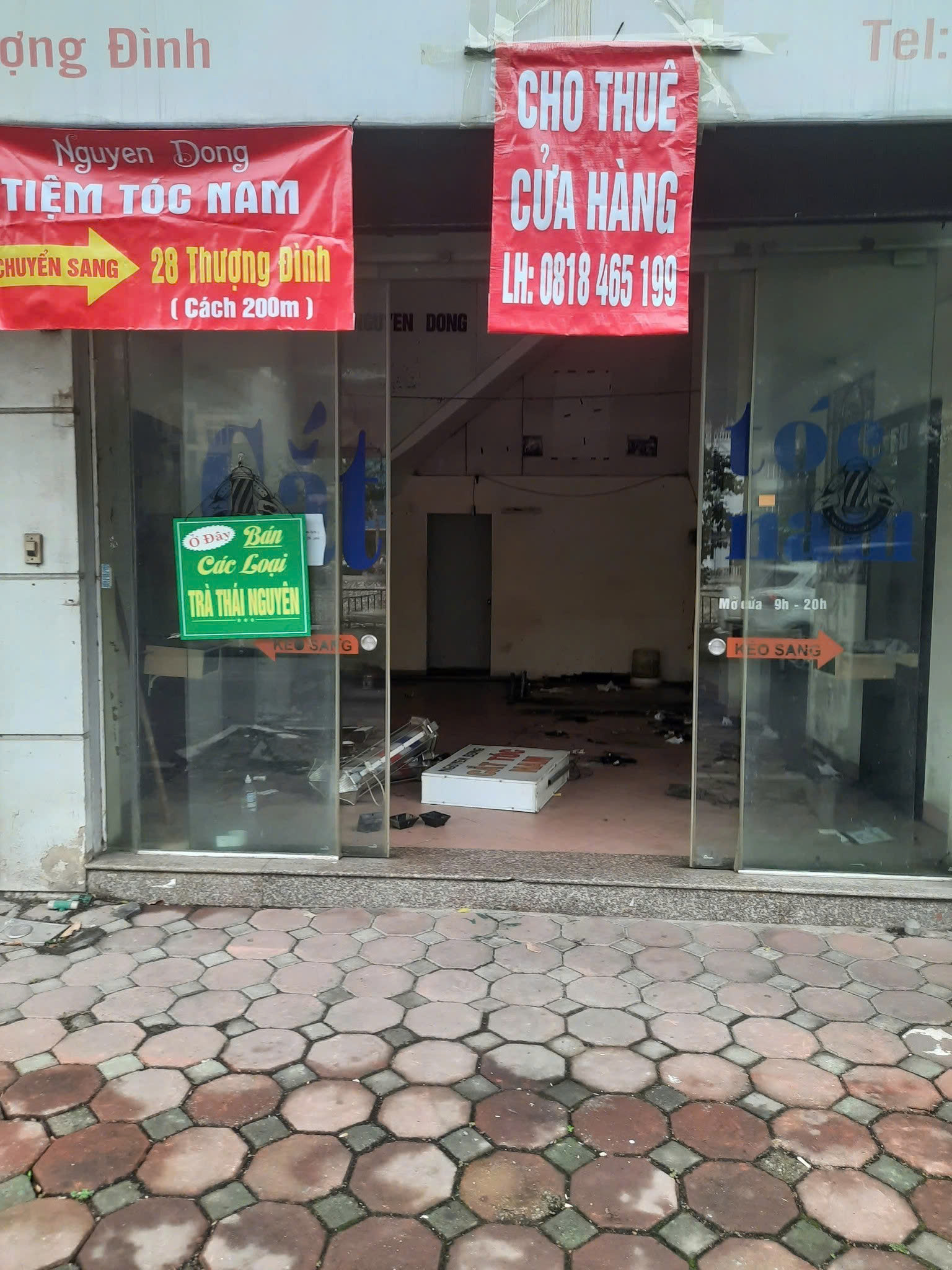 CHO THUÊ CỬA HÀNG MẶT TIỀN ĐẸP – KHU THƯỢNG ĐÌNH