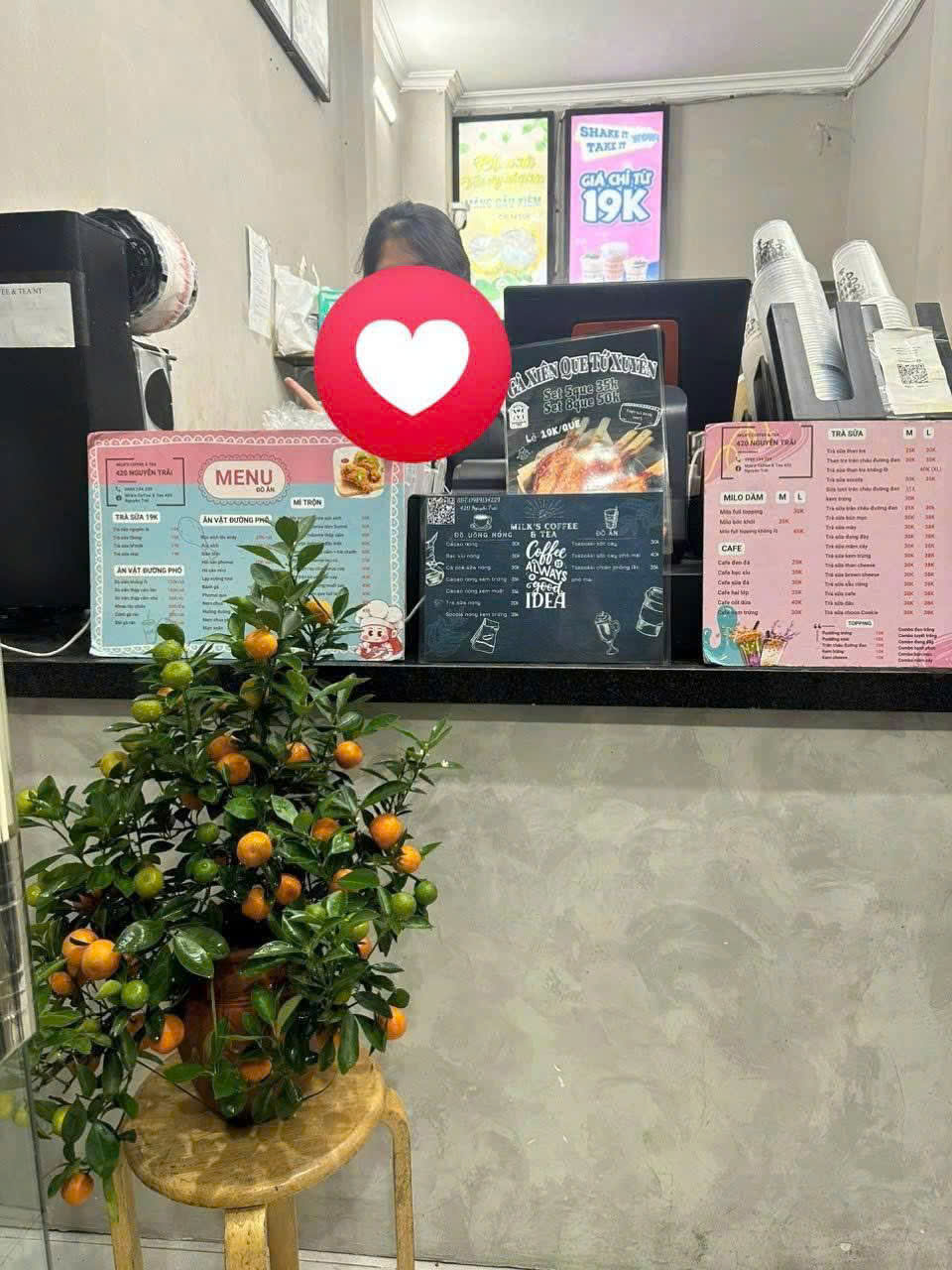 CHÍNH CHỦ SANG NHƯỢNG QUÁN TRÀ SỮA TÂM HUYẾT – VỊ TRÍ ĐẸP NGAY 420 NGUYỄN TRÃI, THANH XUÂN TRUNG, HN