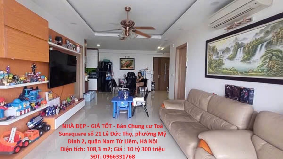 NHÀ ĐẸP - GIÁ TỐT - Bán Chung cư Toà Sunsquare 21 Lê Đức Thọ, Mỹ Đình 2, Nam Từ Liêm, Hà Nội