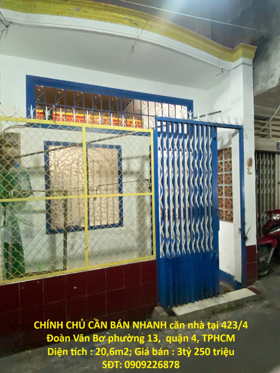 NHÀ VỊ TRÍ ĐẸP- GIÁ TỐT CHÍNH CHỦ CẦN BÁN NHANH căn nhà tại quận 4, TPHCM