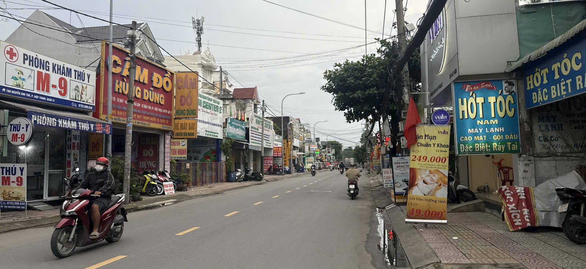 MẶT TIỀN NGUYỄN ẢNH THỦ, HIỆP THÀNH DT KHỦNG NGANG 7.6M, TỔNG 190M, CHỈ 17T