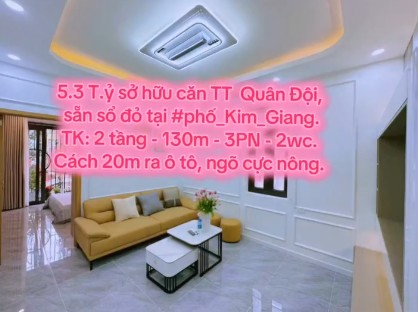 NHÀ ĐẸP CẦN TÌM CHỦ MỚI - NHÀ TT QUÂN ĐỘI - PHỐ KIM GIANG, HOÀNG MAI - VỊ TRÍ ĐẮC ĐỊA