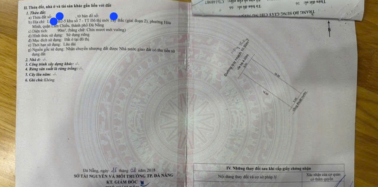 Bán cặp đất Hoàng Trung Thông đường 10m5 thông Hoàng Thị Loan